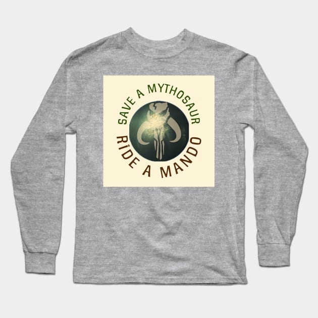 Save A Mythosaur v1 Long Sleeve T-Shirt by #StarWars SWAG 77 Style